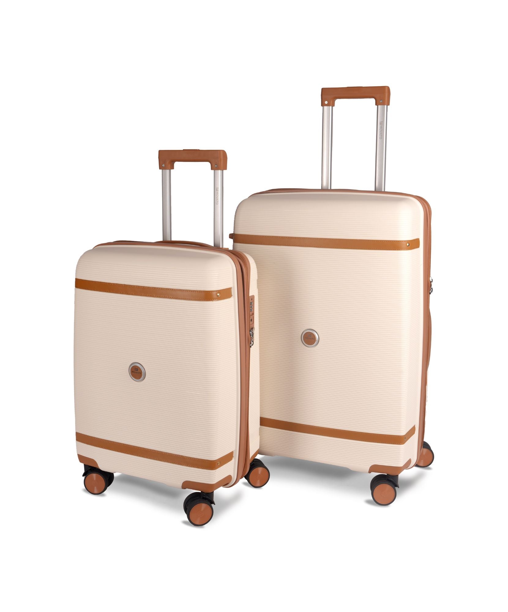 Movato Arizona Trolley Bag - Set of 2 (Cabin + Medium) – Movato Bags