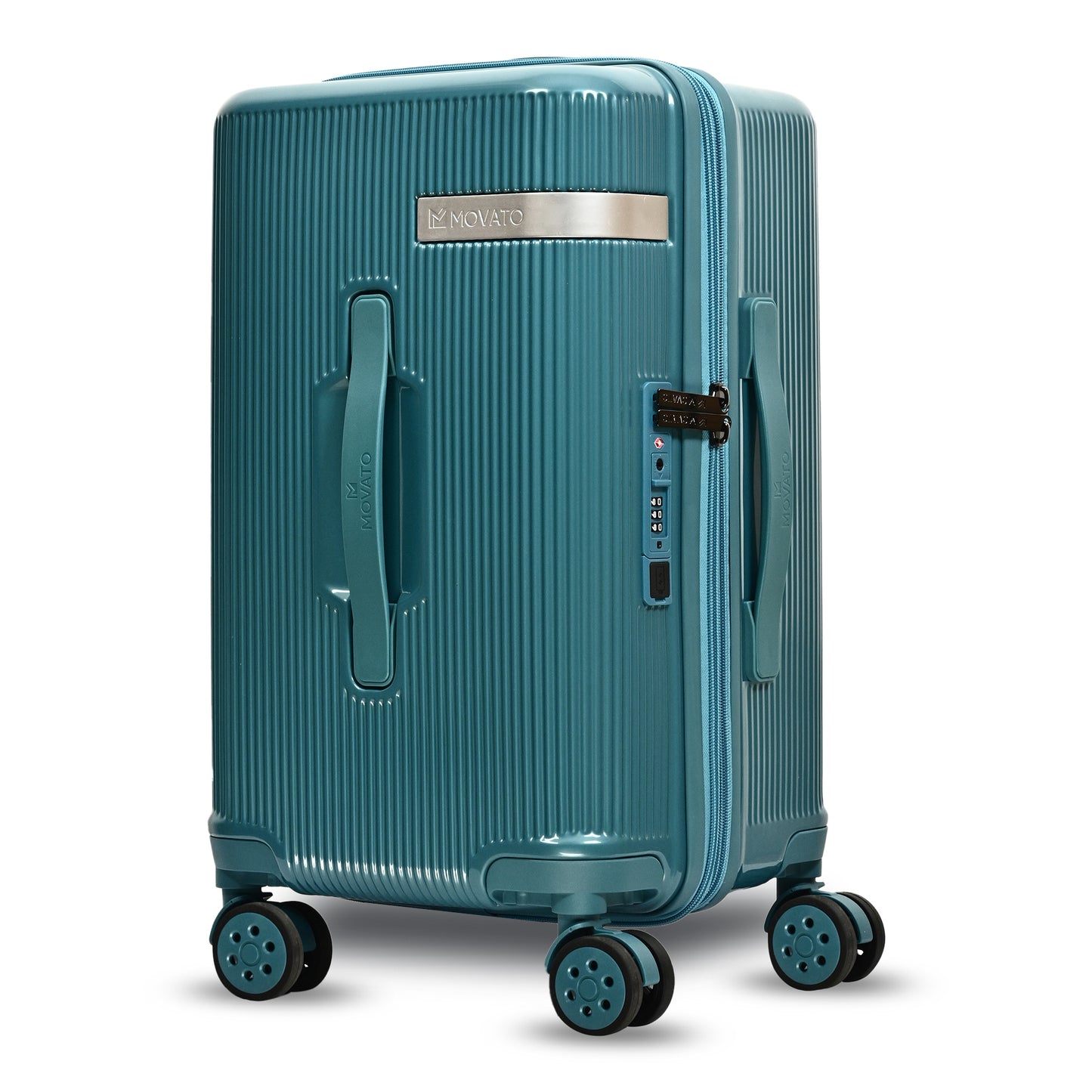 Movato Austin Trolley Bag - Set of 3(Cabin + Medium + Large)