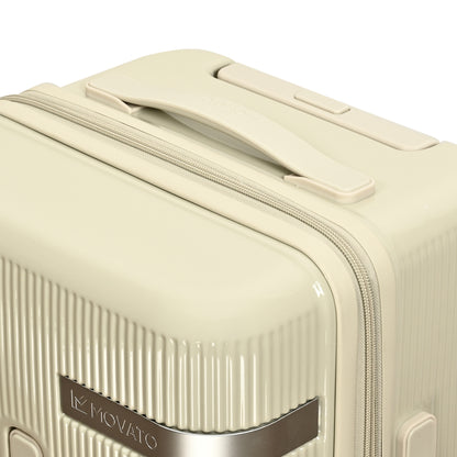 Movato Austin Trolley Bag - Set of 3(Cabin + Medium + Large)