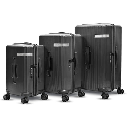 Movato Austin Trolley Bag - Set of 3(Cabin + Medium + Large)