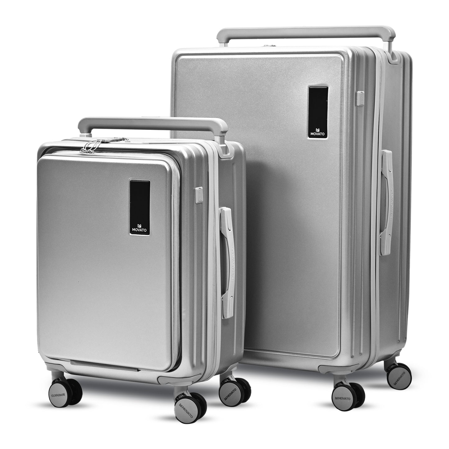 Movato Bizz Trolley Bag - Set of 2 (Cabin + Large)