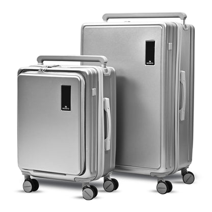 Movato Bizz Trolley Bag - Set of 2 (Cabin + Large)