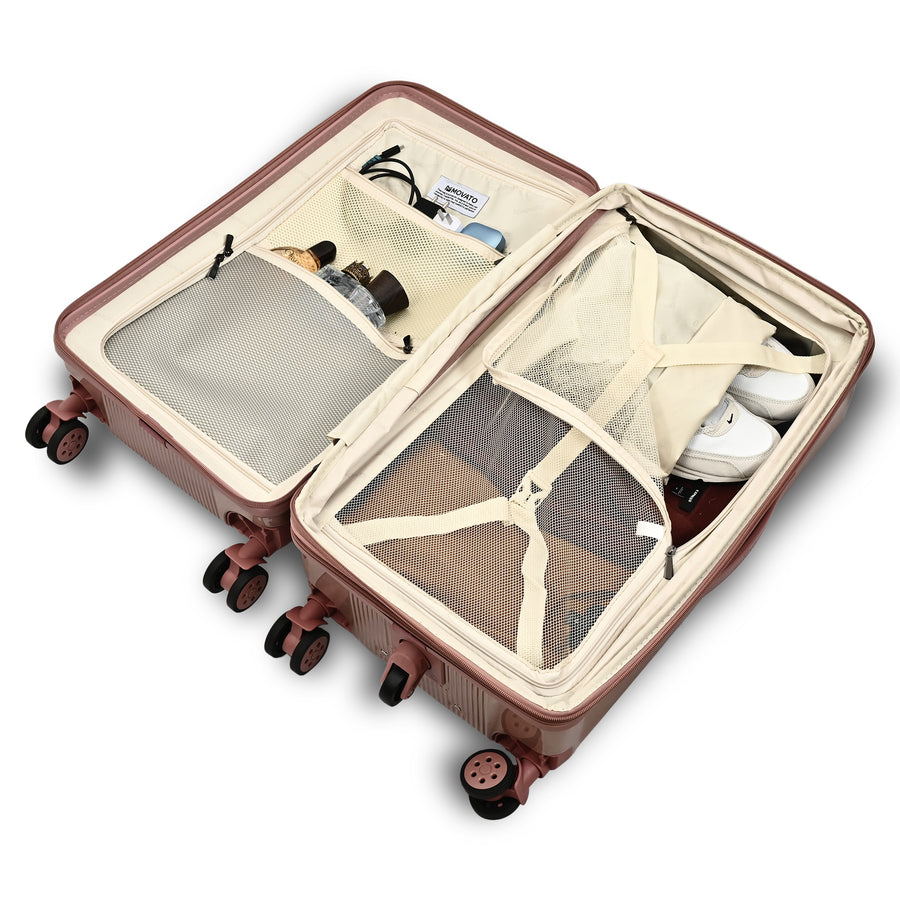 Expandable with dual-partition interiors