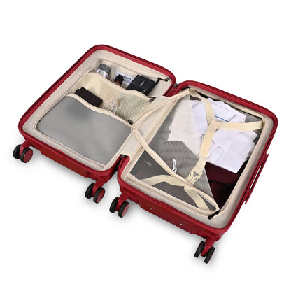 Movato Denver Trolley Bag - Set of 3 - (Cabin + Medium + Large)