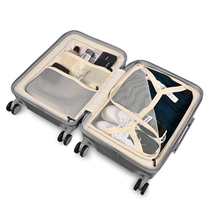 Movato Denver Trolley Bag - Set of 3 - (Cabin + Medium + Large)
