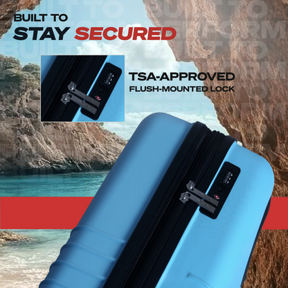 Movato Madison Trolley Bag - Set of 2 (Cabin + Medium)