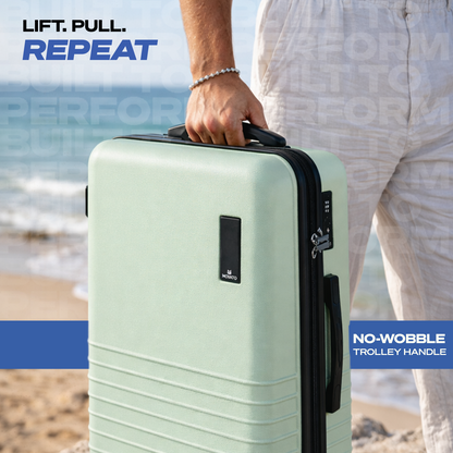 Movato Madison Trolley Bag - Set of 2 (Cabin + Medium)