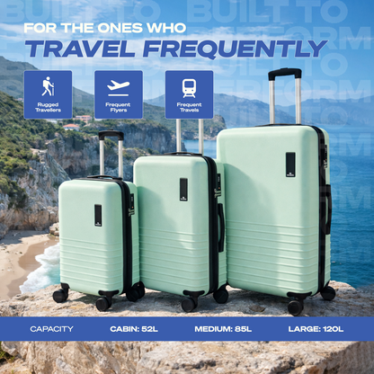 Movato Madison Trolley Bag - Set of 2 (Medium + Large)