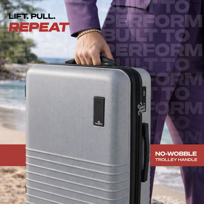 Movato Madison Trolley Bag - Set of 2 (Cabin + Medium)