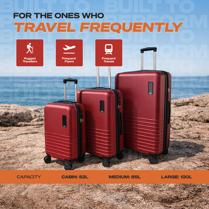 Movato Madison Trolley Bag - Set of 3