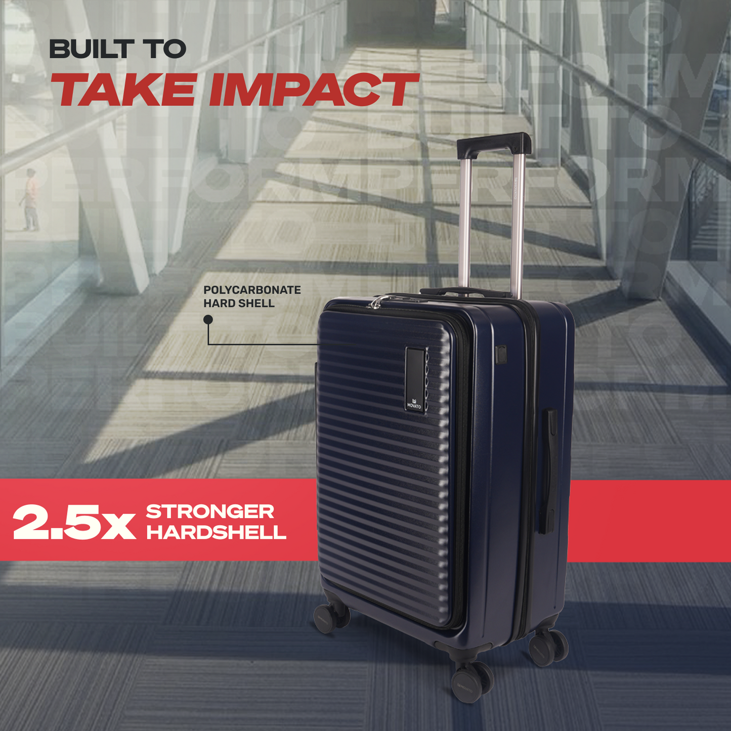 Movato Orlando Trolley Bag - Large (76 cm)