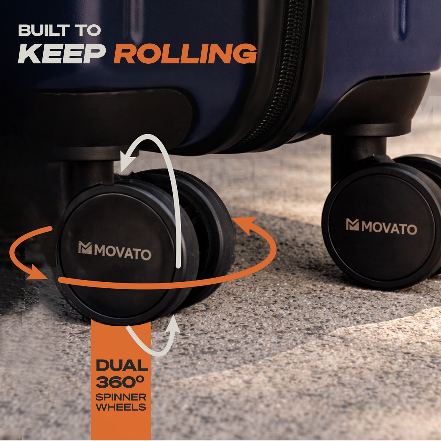 Movato Orlando Trolley Bag - Large (76 cm)