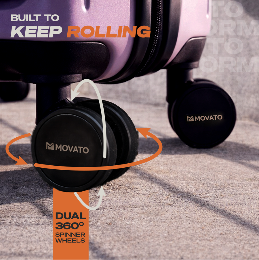 Dual Silent Spinner Wheels