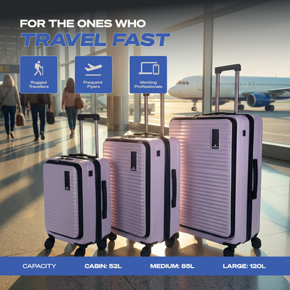 Movato Orlando Trolley Bag - Set of 3