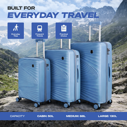 Movato Phoenix Trolley Bag - Set of 3