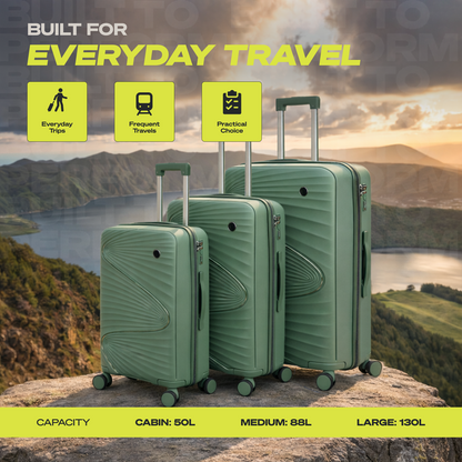 Movato Phoenix Trolley Bag - Set of 3