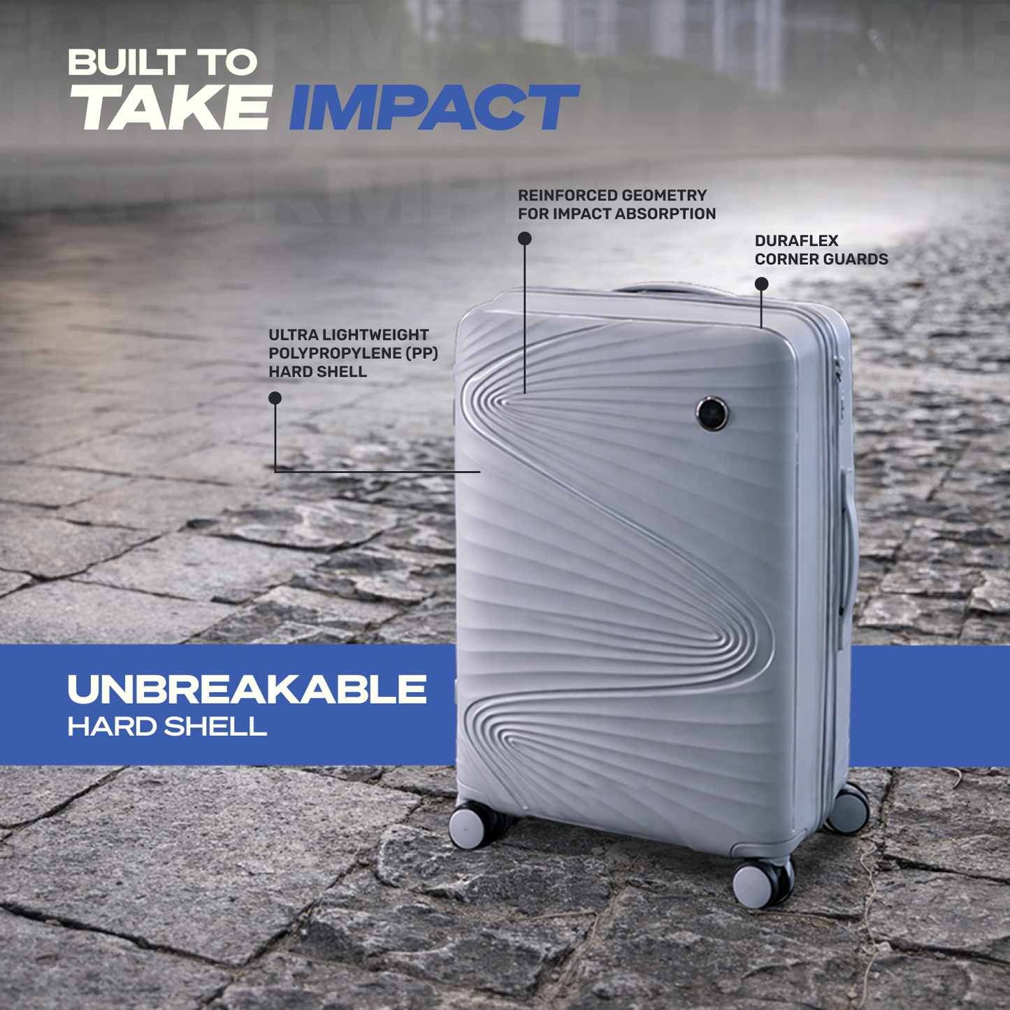 Movato Phoenix Trolley Bag - Cabin (55 cm)