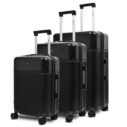 Movato Denver Trolley Bag - Set of 3 - (Cabin + Medium + Large)