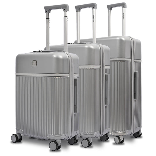 Movato Denver Trolley Bag - Set of 3 - (Cabin + Medium + Large)