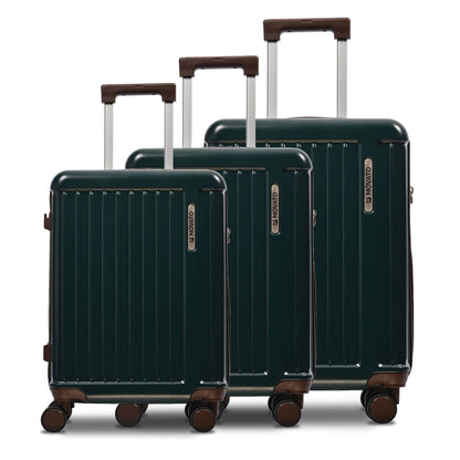 Movato Boston Trolley Bag - Set of 3 - (Cabin + Medium + Large)